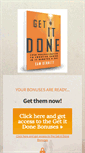 Mobile Screenshot of getitdonebonus.com
