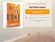 Tablet Screenshot of getitdonebonus.com